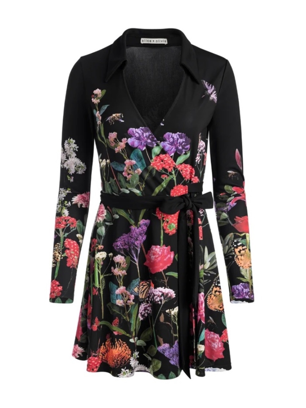 Alice + Olivia Millicent Mini Dress Secret Garden size 4 - Picture 7 of 14
